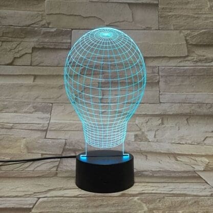 3D Led Optical Illusion Lamp - Bulb - Image 6