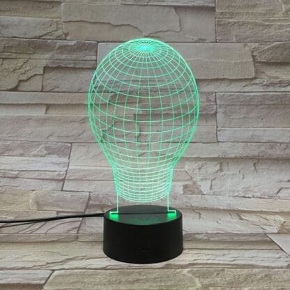 3D Led Optical Illusion Lamp - Bulb - Image 7