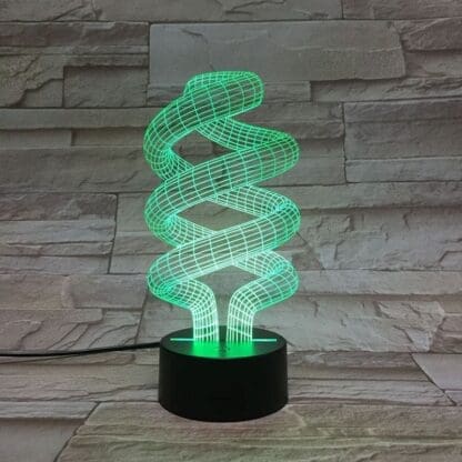 3D Led Optical Illusion Lamp - Abstract - Image 2