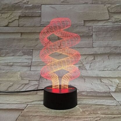 3D Led Optical Illusion Lamp - Abstract - Image 6