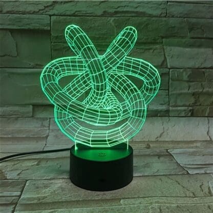 3D Led Optical Illusion Lamp - Abstract - Image 5