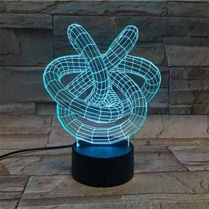 3D Led Optical Illusion Lamp - Abstract - Image 8
