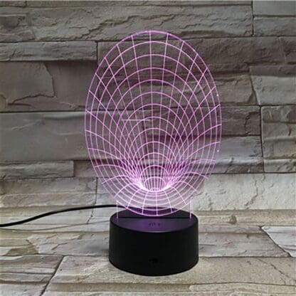 3D Led Optical Illusion Lamp - Abstract - Image 2