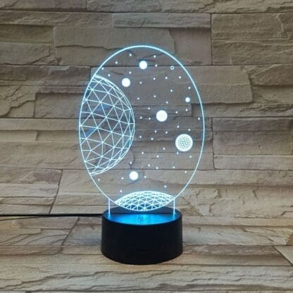3D Led Optical Illusion Lamp - Outer Space - Image 8
