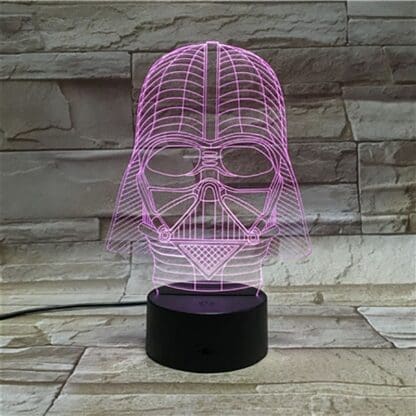 3D Led Optical Illusion Lamp - Star Wars Darth Vader - Image 3