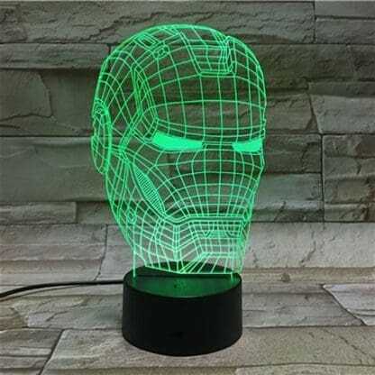 3D Led Optical Illusion Lamp - Iron Man - Image 8