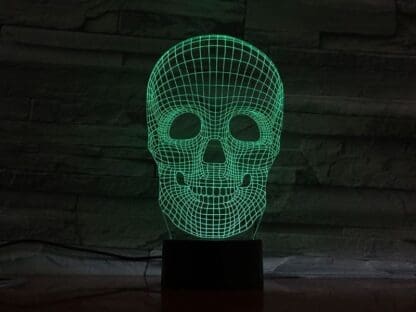 Halloween 3D Optical Illusion Lamp - Skull - Image 2