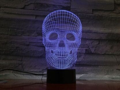 Halloween 3D Optical Illusion Lamp - Skull - Image 3