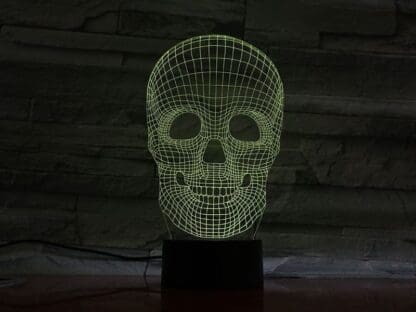 Halloween 3D Optical Illusion Lamp - Skull - Image 4