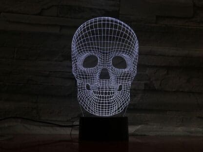 Halloween 3D Optical Illusion Lamp - Skull - Image 7