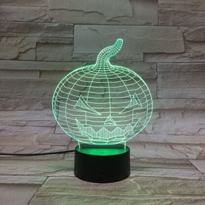 Halloween 3D Optical Illusion Lamp - Pumpkin - Image 5