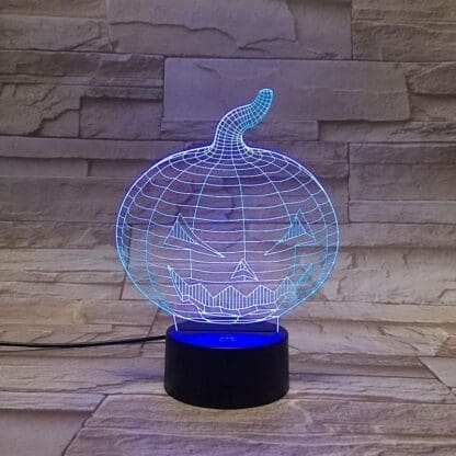 Halloween 3D Optical Illusion Lamp - Pumpkin - Image 6