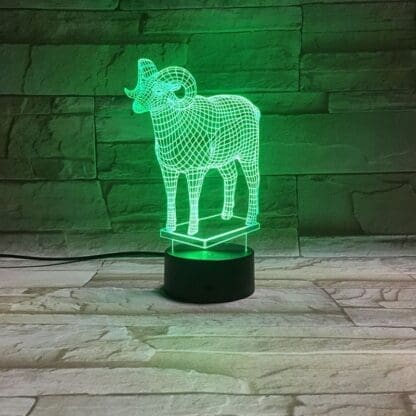 3D Led Optical Illusion Lamp -Muflon