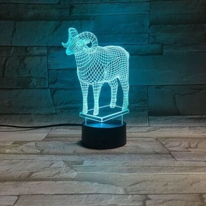 3D Led Optical Illusion Lamp -Muflon - Image 4