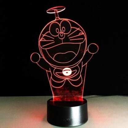 3D Led Optical Illusion Lamp - Doraemon - Image 2