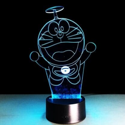 3D Led Optical Illusion Lamp - Doraemon - Image 5