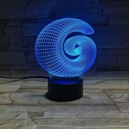 3D Led Optical Illusion Lamp - Abstract - Image 4