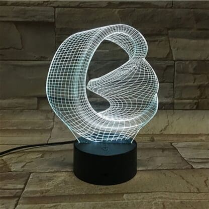 3D Led Optical Illusion Lamp - Abstract - Image 7