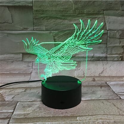 3D OPTICAL ILLUSION LAMP - Eagle - Image 8