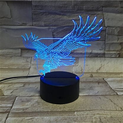 3D OPTICAL ILLUSION LAMP - Eagle - Image 7