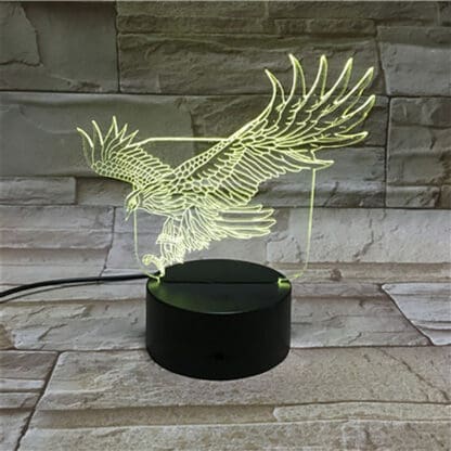 3D OPTICAL ILLUSION LAMP - Eagle - Image 6