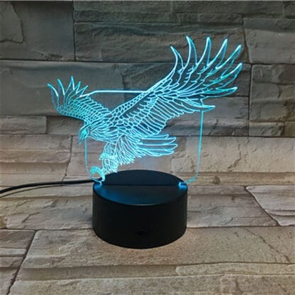 3D OPTICAL ILLUSION LAMP - Eagle - Image 5